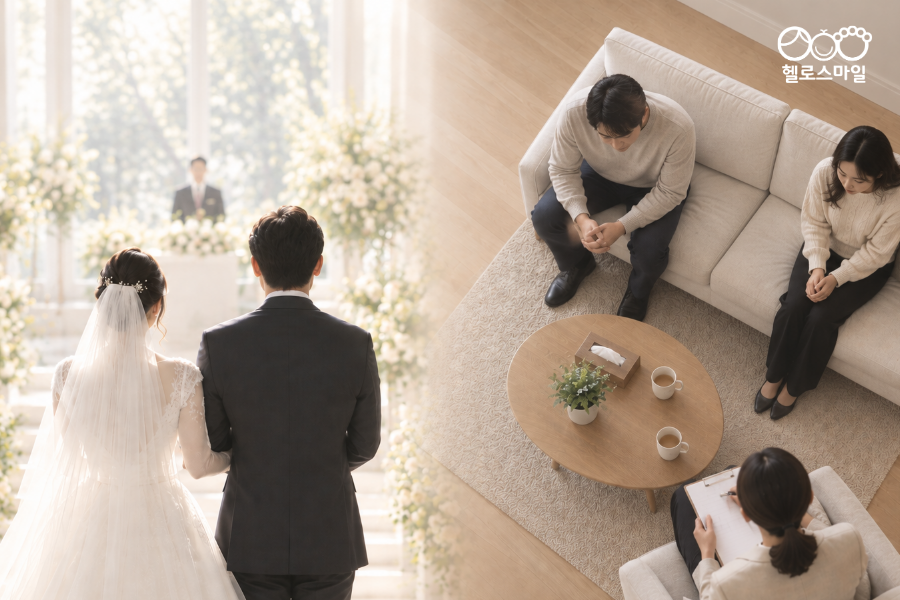 결혼식이 가장 많은 10월, 부부상담도 가장 많았다… 통계청 혼인통계와 심리상담센터 예약을 나란히 놓고 보니